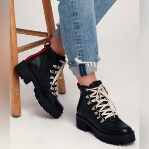 Steve Madden BAM black chunky combat boots size 7.5